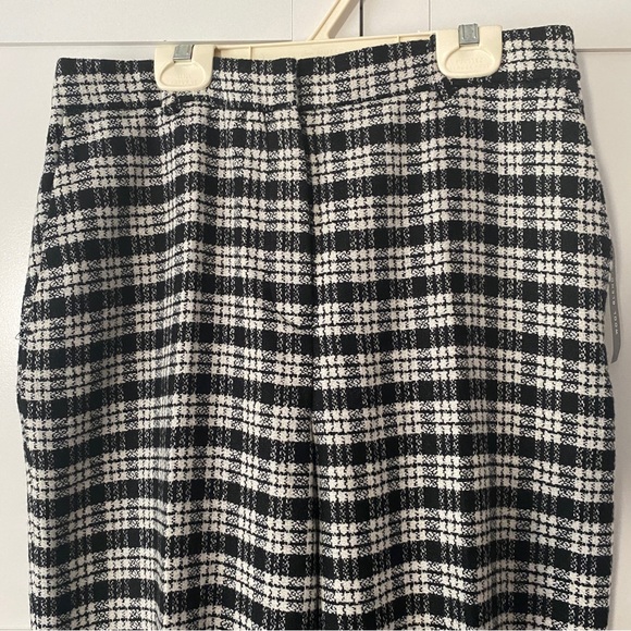 Zara Wool Blend Black & White Pant - Size Small - Picture 3 of 3
